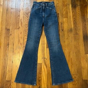 Abercrombie Dark Wash Flared Jeans